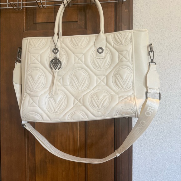 Valentino By Mario Valentino Handbags - White Valentino Quilted Handbag
